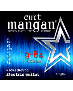 Curt Mangan 9-84 (8 kieltä) Nickel Wound Set - Sähkökitaran kielisetti