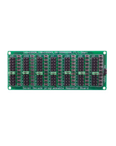 Resistor decade board 7 steps