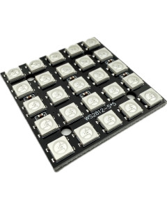 WS2812 5050 RGB LED matriisi 25bit