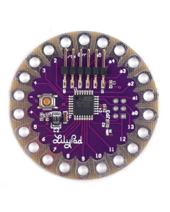 LilyPad Arduino 328 main board e-tekstiili piirilevy