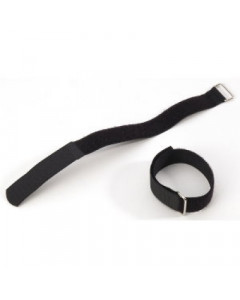 Cable tie hook & loop 16 x 1.6 cm, black
