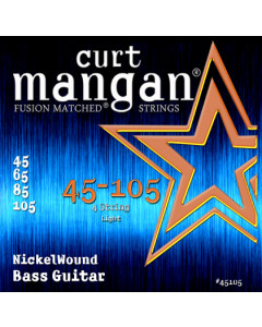 Curt Mangan 45-105 Nickel Wound 4-String Bass - Sähköbasson kielisetti