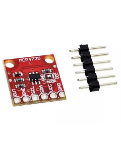 MCP4725 DAC moduuli 12 bittinen I2C ohjauksella