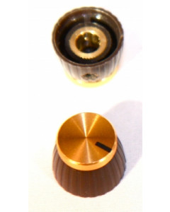 Marshall knob - screw, gold	2