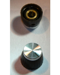 Marshall knob - screw, silver	2