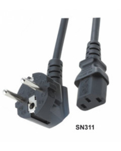 Power cord 1.8m with Schuko-style plug
