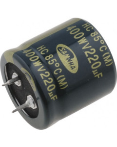 220uF 250V 22x25mm snap in elektrolyyttikondensaattori 