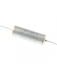 0.16uF (160nF) 600V Sprague Vitamin Q PIO (Paper in oil) kondensaattori - NOS