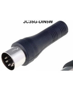 6.35mm Jack socket - 5pin, 180ﾰ DIN plug