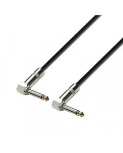 Instrument cable 60cm (patch cord) with corner plugs