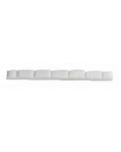 Eco -series slotted nut 42 x 6 x 3, white plastic
