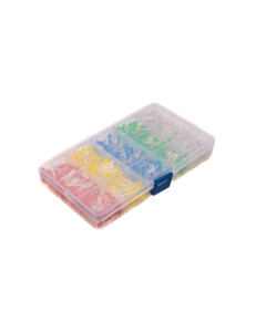 3mm LED-lajitelma, 5 eri väriä, 1000 kpl