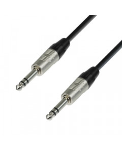 Audio cable 6.3mm REAN stereo plugs, 1.5m