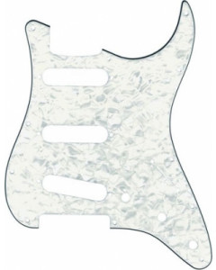 Strato -tyylinen plektrasuoja, White Pearl 3-kerros