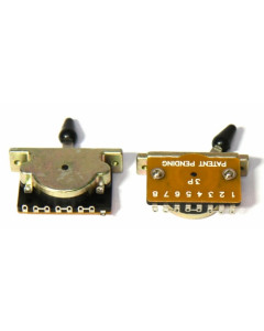 Pickup Selector Switch / 3-way Strat/Tele, cast body, black knob