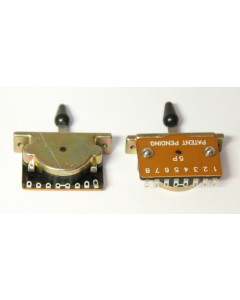 Pickup Selector Switch / 5-way Strat/Tele, cast body, black knob