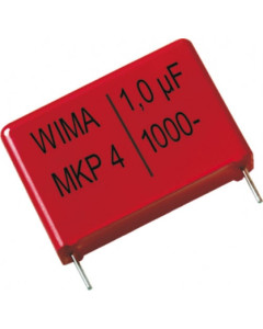 Wima MKP10 220nF (0.22uF) / 400V polypropyleenikondensaattori, pysty