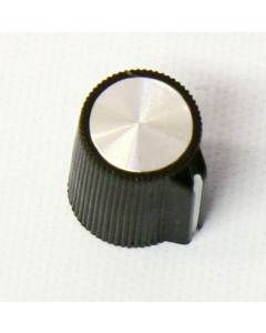 UT Pointer knob 45 - Black / Silver