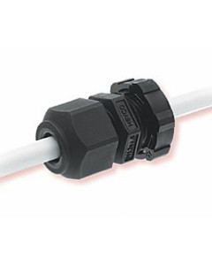 Cable feedthrough screw couplings PG9 - black