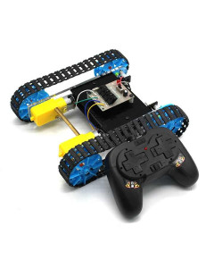 Kauko-ohjattava tela-ajoneuvo rakennussarja