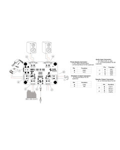 SURE LPAB2 2 x 8Watt Class D Audio Amplifier Board - TPA3110 - poistossa
