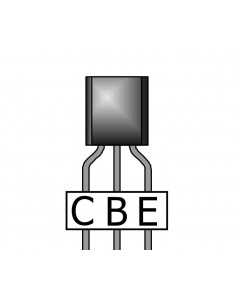 BC337-25 transistori 45V, 800mA, 625mW, TO92