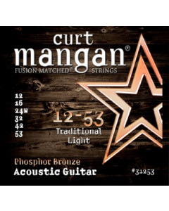 Curt Mangan 12-53 PhosPhor Bronze Traditional Light- Teräskielisen akustisen kielisetti