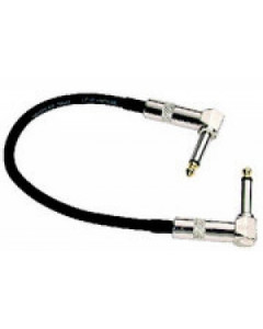 Instrument cable 15cm (patch cord) with corner plugs