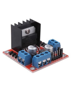 L298N moottoriohjain DC- ja askelmoottoreille max. 25 W
