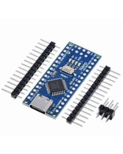 NANO V3.0 ATMEGA328P Arduino yhteensopiva klooni, usb C liittimellä