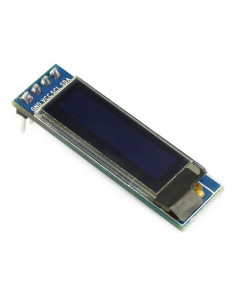 0.91" OLED mustavalkoinen I2C näyttö