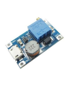 STEP-UP DC/DC-MUUNNIN 5-28V max. 2A micro USB tulo