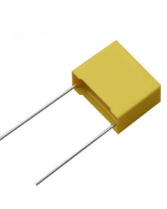 8.2nF (0.0082F) / 100V polyesterikondensaattori, pysty