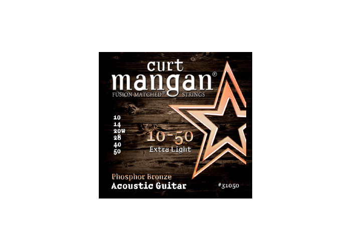 Curt Mangan 10-50 PhosPhor Bronze -Teräskielisen akustisen kielisetti