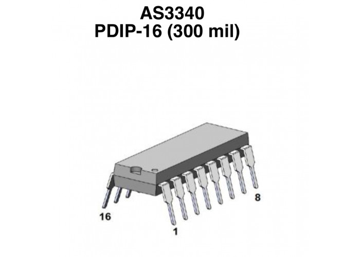 AS3340 ALFA - Voltage Controlled Oscillators (VCO) IC (PDIP-16)
