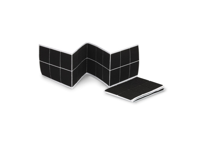Velcro tarralappu, 5x5cm, 24 kpl