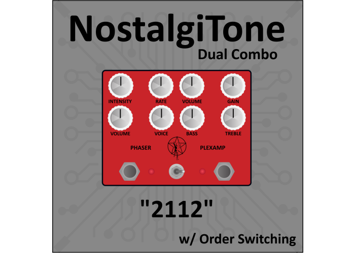 Guitar PCB - NostalgiTone 2112 Dual Combo PCB set