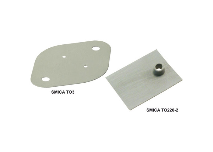 Silicone pad for TO-218, TO-247, and TO-3P packs