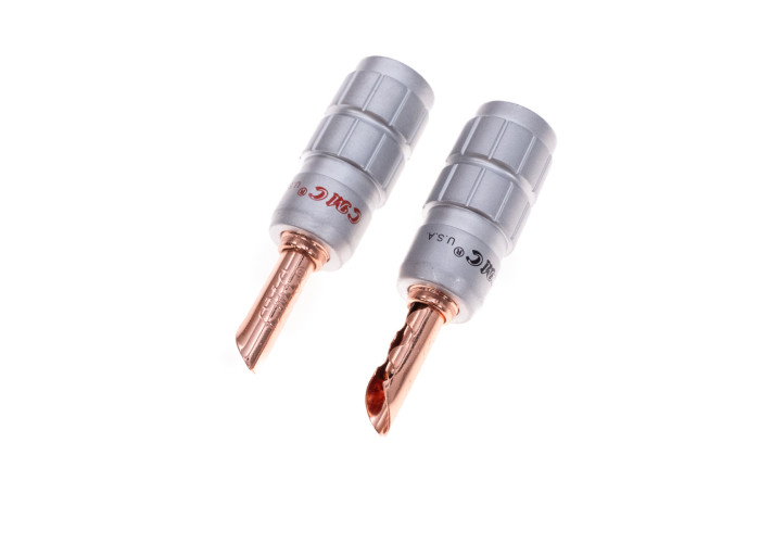 CMC kaiutinliitin pari (2kpl)  (banaani / bfa) - poistossa