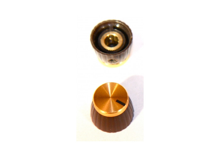 Marshall knob - screw, gold	2