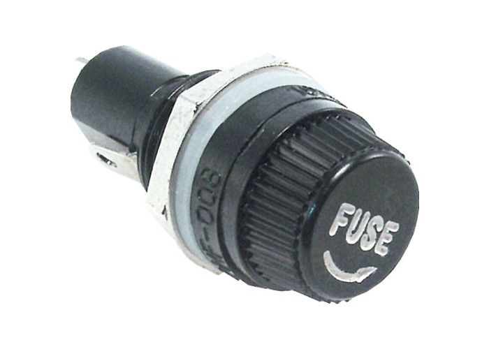 Fuse holder ZH4 for 5 x 20mm fuses.