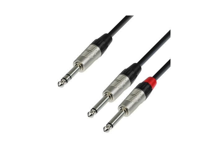 Insert-cable with 6.3mm REAN plugs, 1.5m