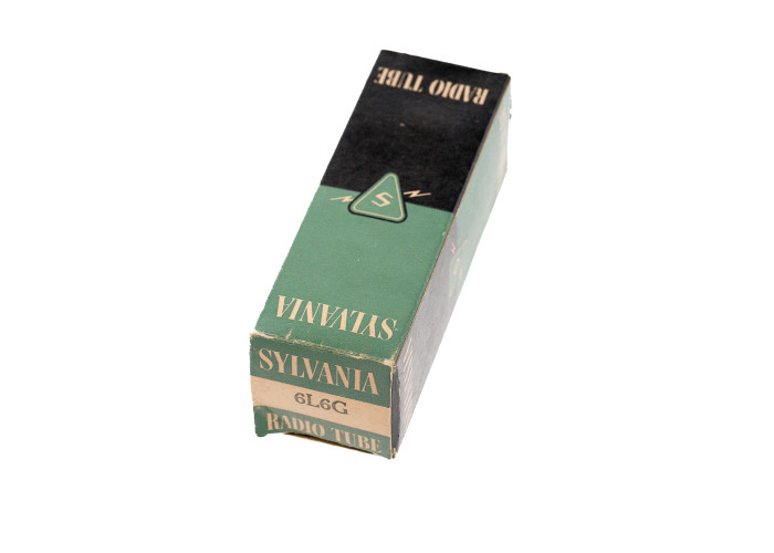 6L6G Sylvania NOS power pentode - poistossa