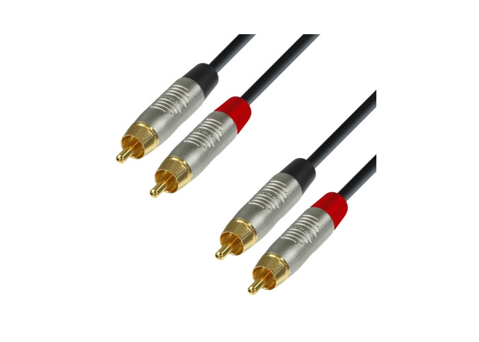 Audio Cable REAN 2 x RCA male to 2 x RCA male 3 m