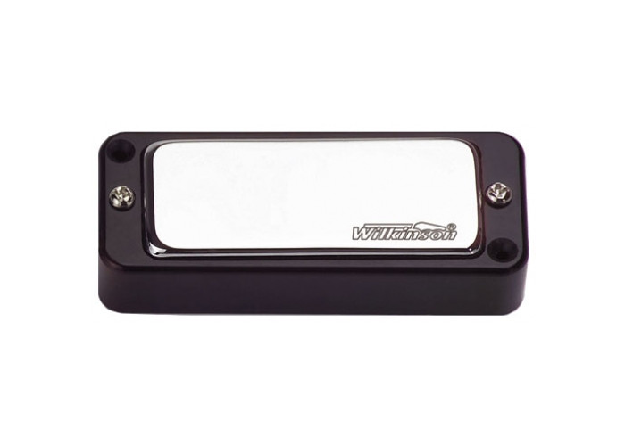 Wilkinson NWHR P90 size mini humbucker, Chrome with black mounti