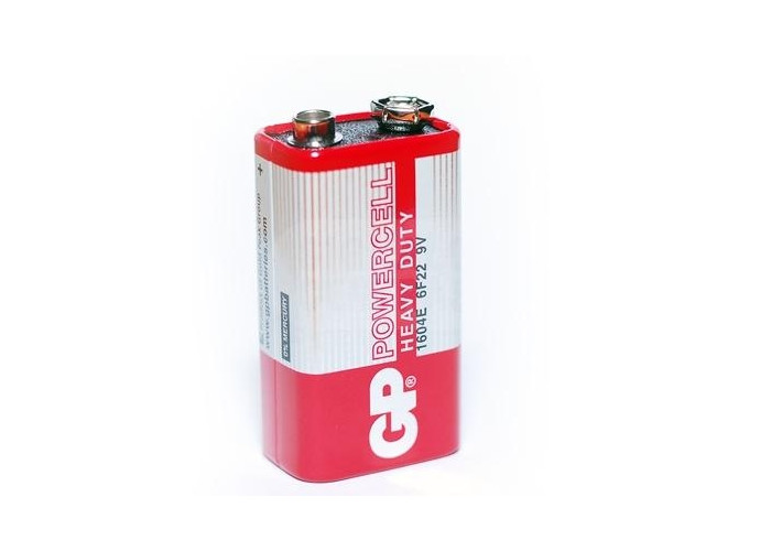 GP Powercell 1604E / 6F22 / 9V Carbon Zinc Battery