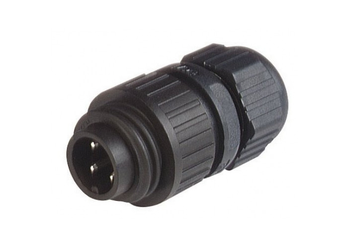 Circular connector plug, CA, 4-pin male