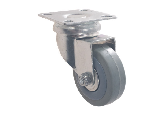 Pyörä, taittuva, 50mm harmaalla kumipyörällä