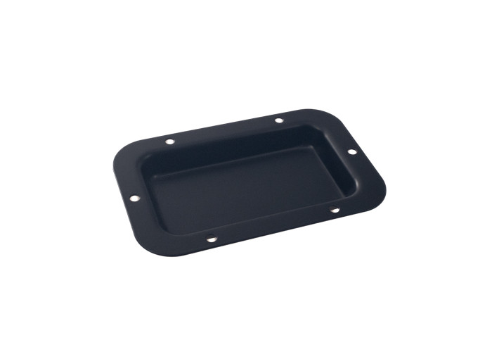 Jakkilevy, poraamaton, 136x90mm musta