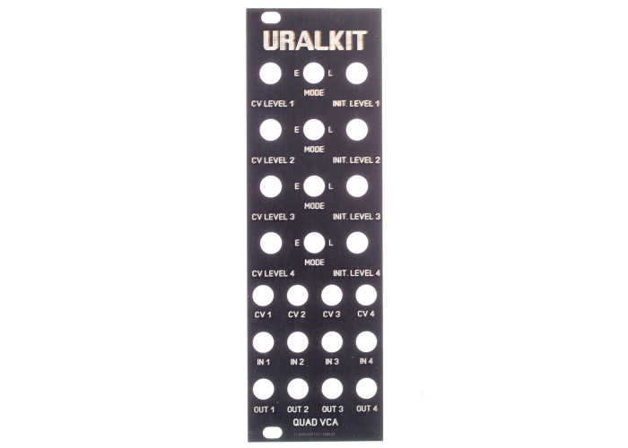 UralTone Eurorack Series - Quad VCA - Panel